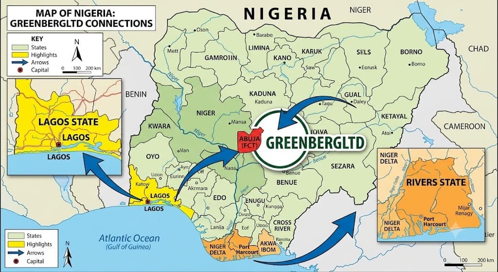 GreenBerg Materials industry and partner network map